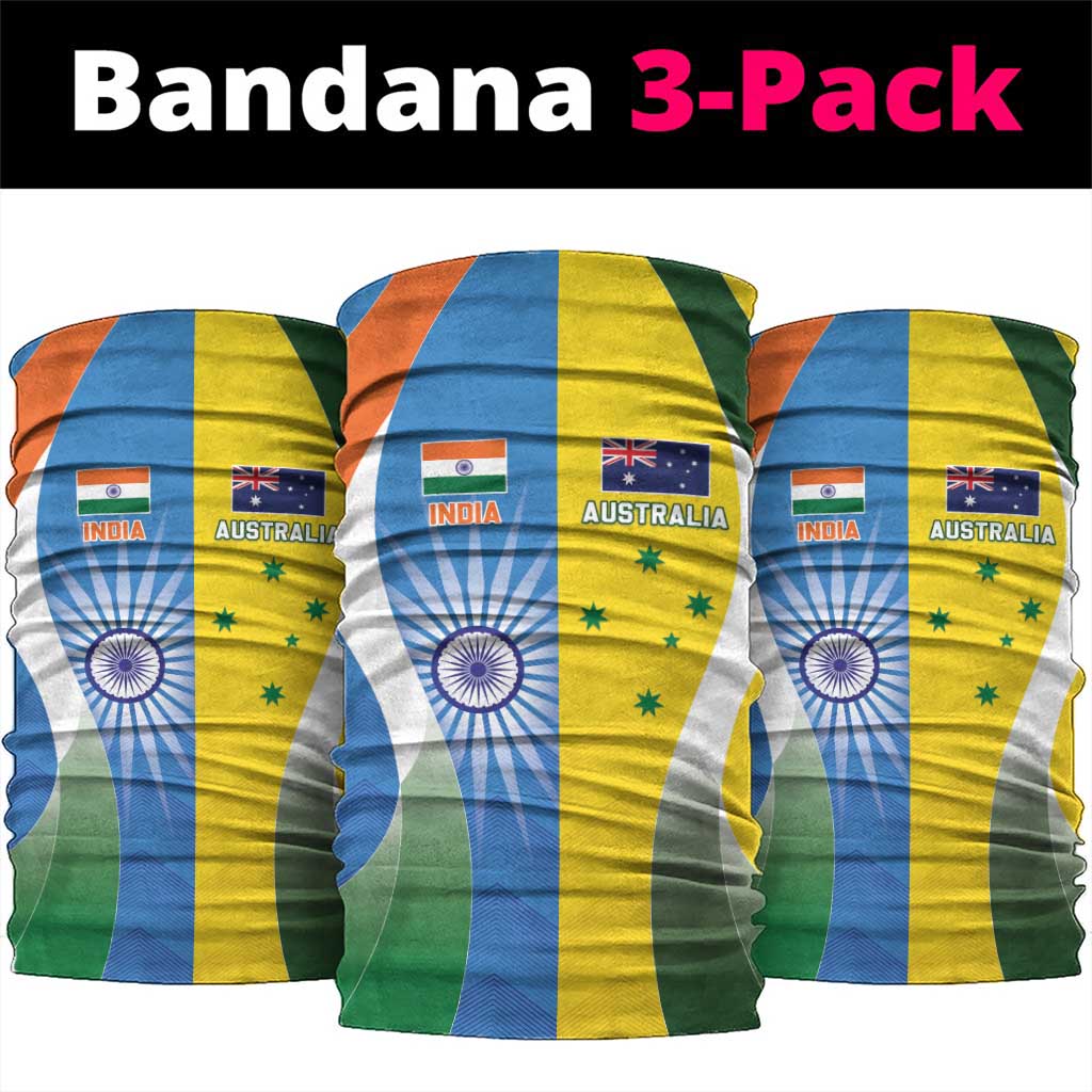 India Vs Australia Cricket Neck Gaiter Final Matchup - Aussie Hoodie