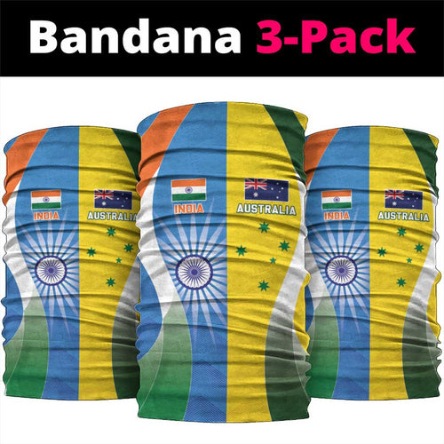 India Vs Australia Cricket Neck Gaiter Final Matchup - Aussie Hoodie