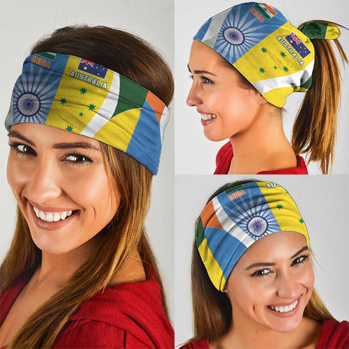 India Vs Australia Cricket Neck Gaiter Final Matchup - Aussie Hoodie
