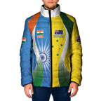 Custom India Vs Australia Cricket Padded Jacket Final Matchup - Aussie Hoodie