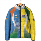 Custom India Vs Australia Cricket Padded Jacket Final Matchup - Aussie Hoodie