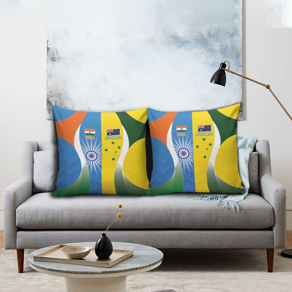 India Vs Australia Cricket Pillow Cover Final Matchup - Aussie Hoodie