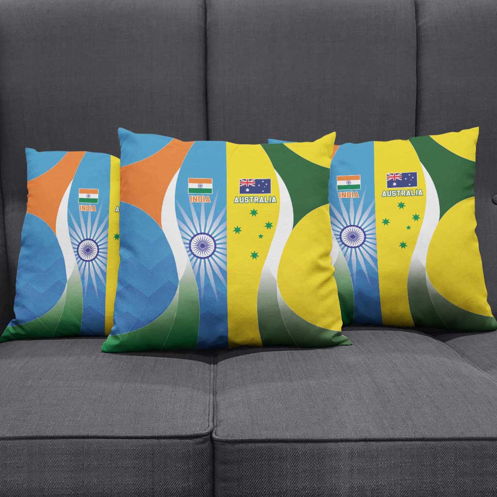India Vs Australia Cricket Pillow Cover Final Matchup - Aussie Hoodie
