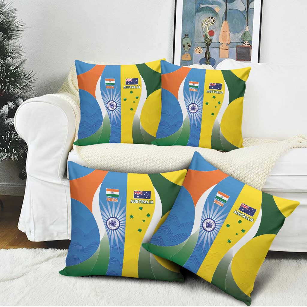 India Vs Australia Cricket Pillow Cover Final Matchup - Aussie Hoodie