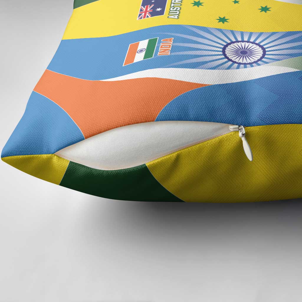 India Vs Australia Cricket Pillow Cover Final Matchup - Aussie Hoodie
