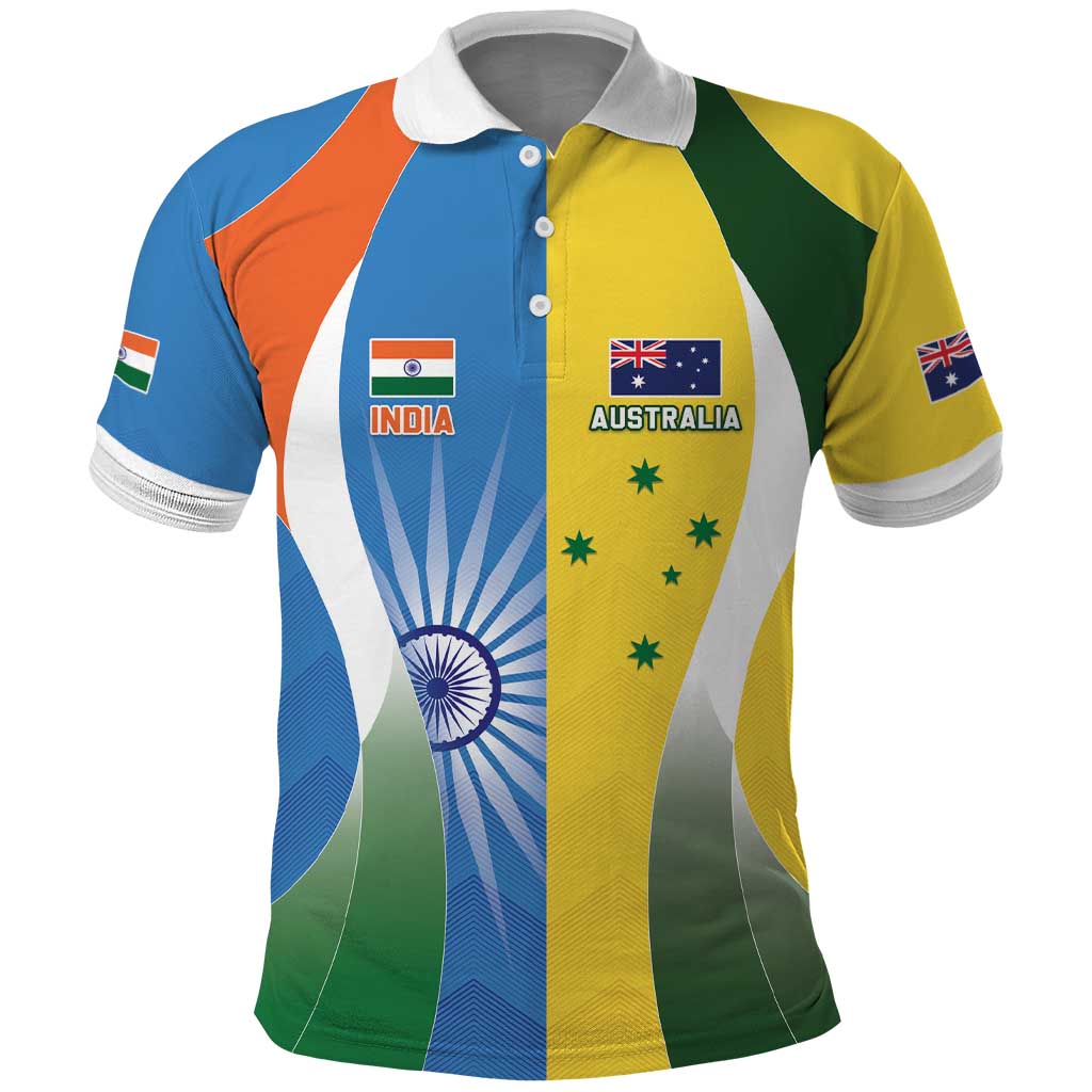 Custom India Vs Australia Cricket Polo Shirt Final Matchup - Aussie Hoodie