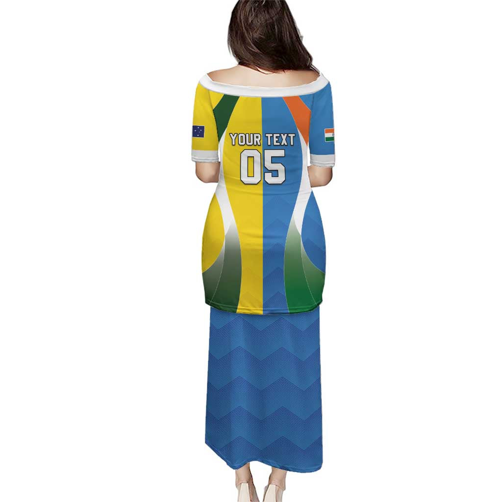 Custom India Vs Australia Cricket Puletasi Final Matchup - Aussie Hoodie