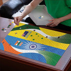 India Vs Australia Cricket Puzzle Final Matchup - Aussie Hoodie