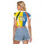 Custom India Vs Australia Cricket Raglan Cropped T Shirt Final Matchup - Aussie Hoodie