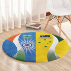 India Vs Australia Cricket Round Carpet Final Matchup - Aussie Hoodie