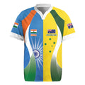 Custom India Vs Australia Cricket Rugby Jersey Final Matchup - Aussie Hoodie