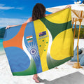 India Vs Australia Cricket Sarong Final Matchup - Aussie Hoodie
