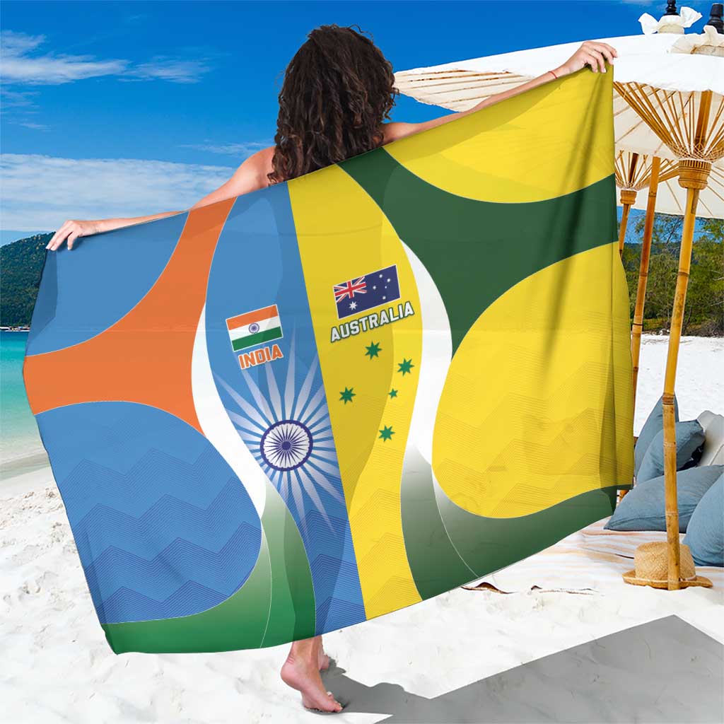 India Vs Australia Cricket Sarong Final Matchup - Aussie Hoodie