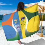 India Vs Australia Cricket Sarong Final Matchup - Aussie Hoodie