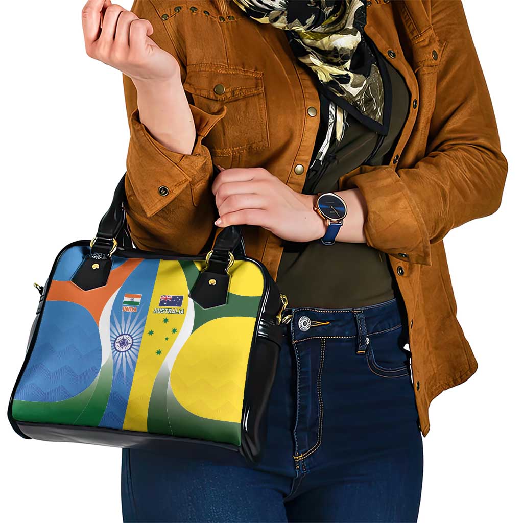 India Vs Australia Cricket Shoulder Handbag Final Matchup - Aussie Hoodie