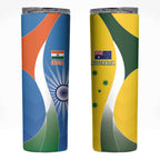 India Vs Australia Cricket Skinny Tumbler Final Matchup - Aussie Hoodie