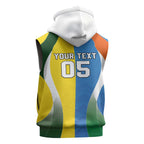 Custom India Vs Australia Cricket Sleeveless Hoodie Final Matchup - Aussie Hoodie