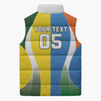 Custom India Vs Australia Cricket Sleeveless Puffer Jacket Final Matchup - Aussie Hoodie