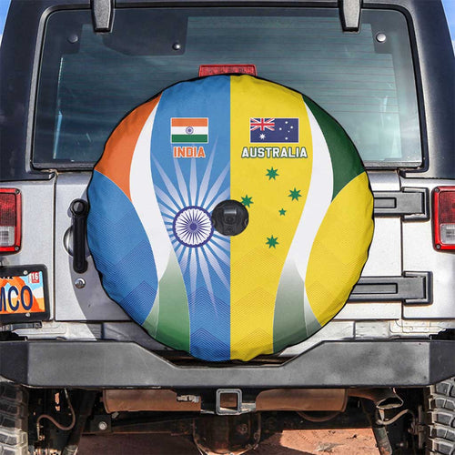 India Vs Australia Cricket Spare Tire Cover Final Matchup - Aussie Hoodie