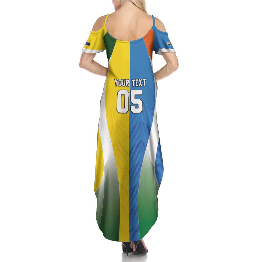 Custom India Vs Australia Cricket Summer Maxi Dress Final Matchup - Aussie Hoodie