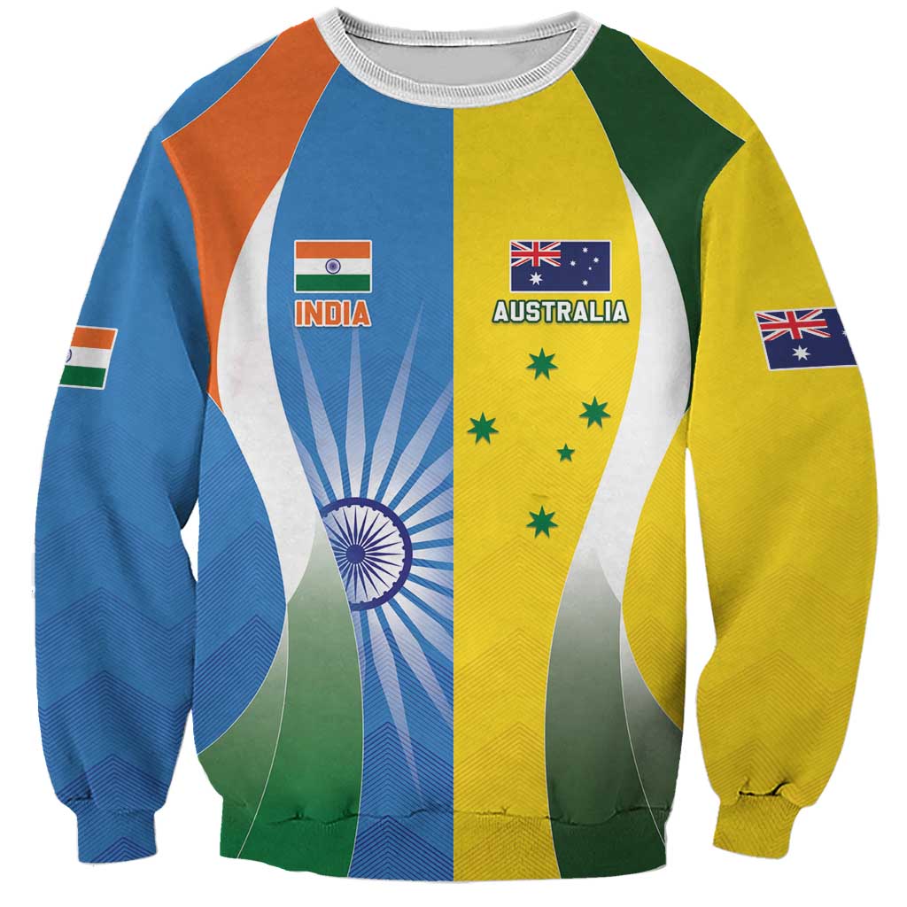 Custom India Vs Australia Cricket Sweatshirt Final Matchup - Aussie Hoodie