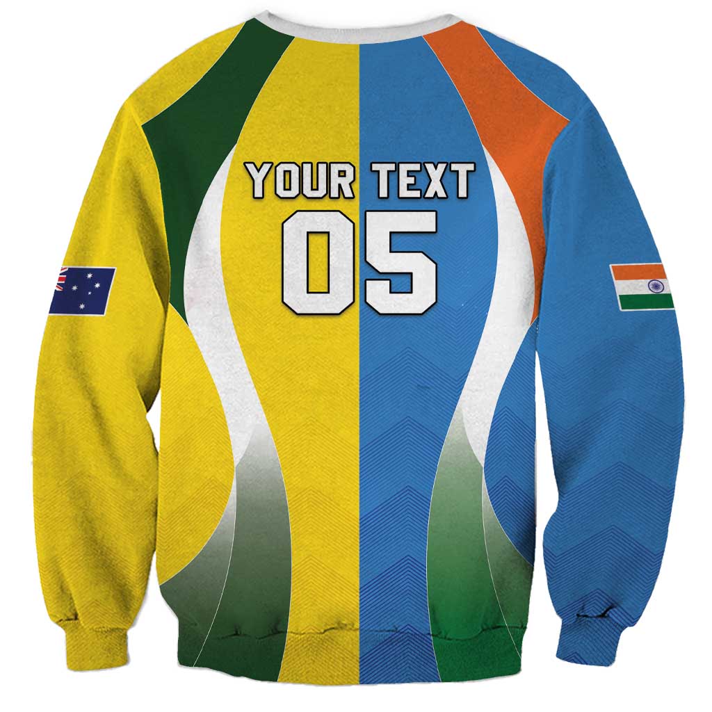 Custom India Vs Australia Cricket Sweatshirt Final Matchup - Aussie Hoodie