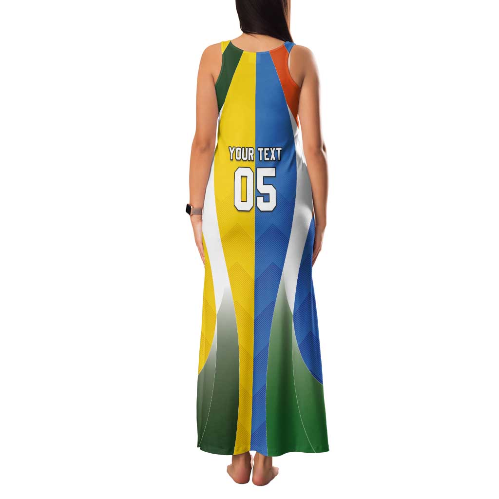 Custom India Vs Australia Cricket Tank Maxi Dress Final Matchup - Aussie Hoodie