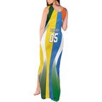 Custom India Vs Australia Cricket Tank Maxi Dress Final Matchup - Aussie Hoodie