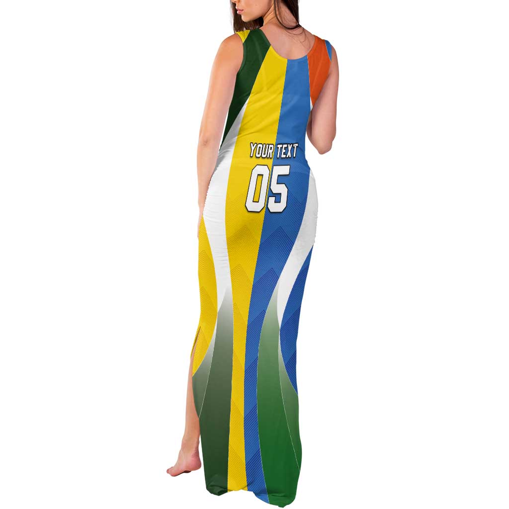Custom India Vs Australia Cricket Tank Maxi Dress Final Matchup - Aussie Hoodie