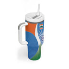 India Vs Australia Cricket Tumbler With Handle Final Matchup - Aussie Hoodie