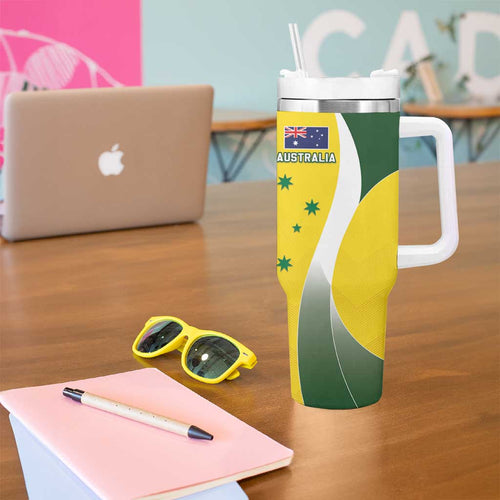 India Vs Australia Cricket Tumbler With Handle Final Matchup - Aussie Hoodie