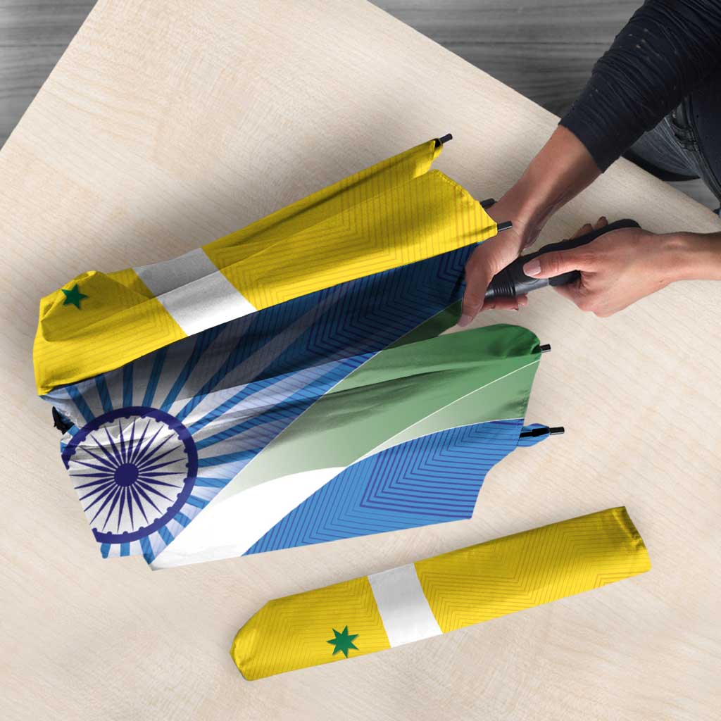 India Vs Australia Cricket Umbrella Final Matchup - Aussie Hoodie