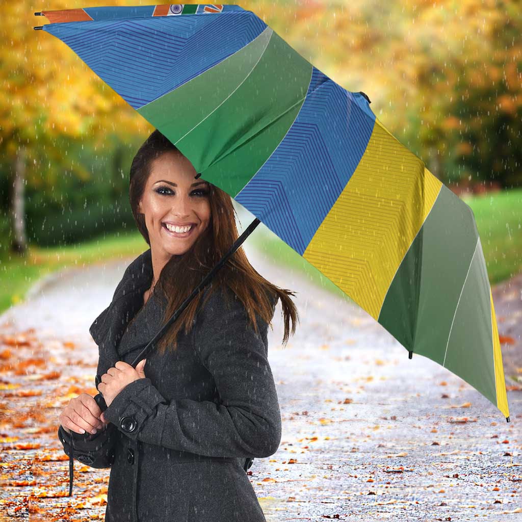 India Vs Australia Cricket Umbrella Final Matchup - Aussie Hoodie