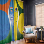 India Vs Australia Cricket Window Curtain Final Matchup - Aussie Hoodie