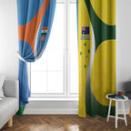 India Vs Australia Cricket Window Curtain Final Matchup - Aussie Hoodie