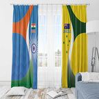 India Vs Australia Cricket Window Curtain Final Matchup - Aussie Hoodie