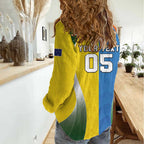 Custom India Vs Australia Cricket Women Casual Shirt Final Matchup - Aussie Hoodie