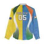 Custom India Vs Australia Cricket Women Casual Shirt Final Matchup - Aussie Hoodie