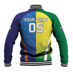 Custom Australia And India Cricket Baseball Jacket Ashoka Chakra With Aboriginal - Aussie Hoodie