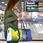 Australia And India Cricket Travel Bag Ashoka Chakra With Aboriginal - Aussie Hoodie