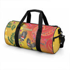New Zealand Piwakawaka Christmas Duffle Bag With Maori Pattern