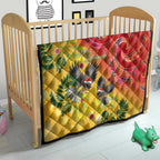 New Zealand Piwakawaka Christmas Quilt With Maori Pattern