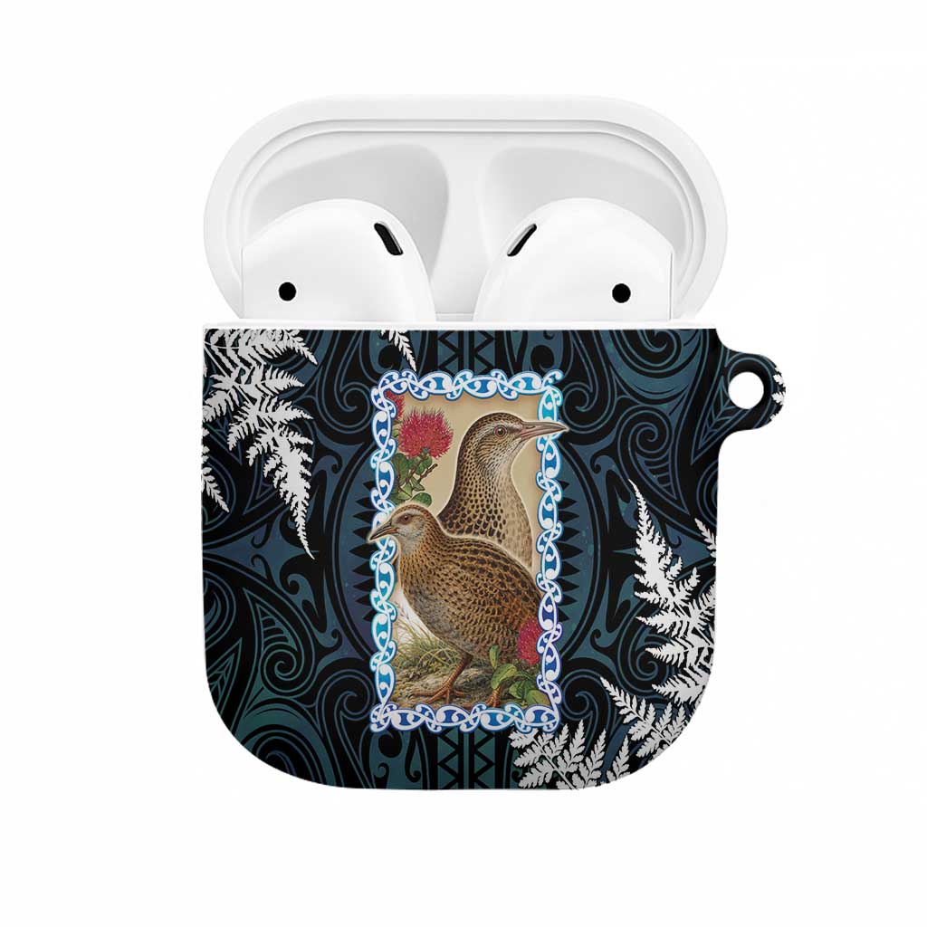 New Zealand Weka AirPods Case Maori Hen Koru Pattern - Aussie Hoodie