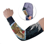 New Zealand Weka Arm Sleeves Maori Hen Koru Pattern - Aussie Hoodie