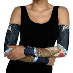 New Zealand Weka Arm Sleeves Maori Hen Koru Pattern - Aussie Hoodie