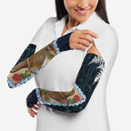 New Zealand Weka Arm Sleeves Maori Hen Koru Pattern - Aussie Hoodie
