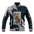 New Zealand Weka Baseball Jacket Maori Hen Koru Pattern - Aussie Hoodie