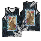 New Zealand Weka Basketball Jersey Maori Hen Koru Pattern - Aussie Hoodie
