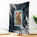 New Zealand Weka Blanket Maori Hen Koru Pattern - Aussie Hoodie
