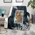 New Zealand Weka Blanket Maori Hen Koru Pattern - Aussie Hoodie
